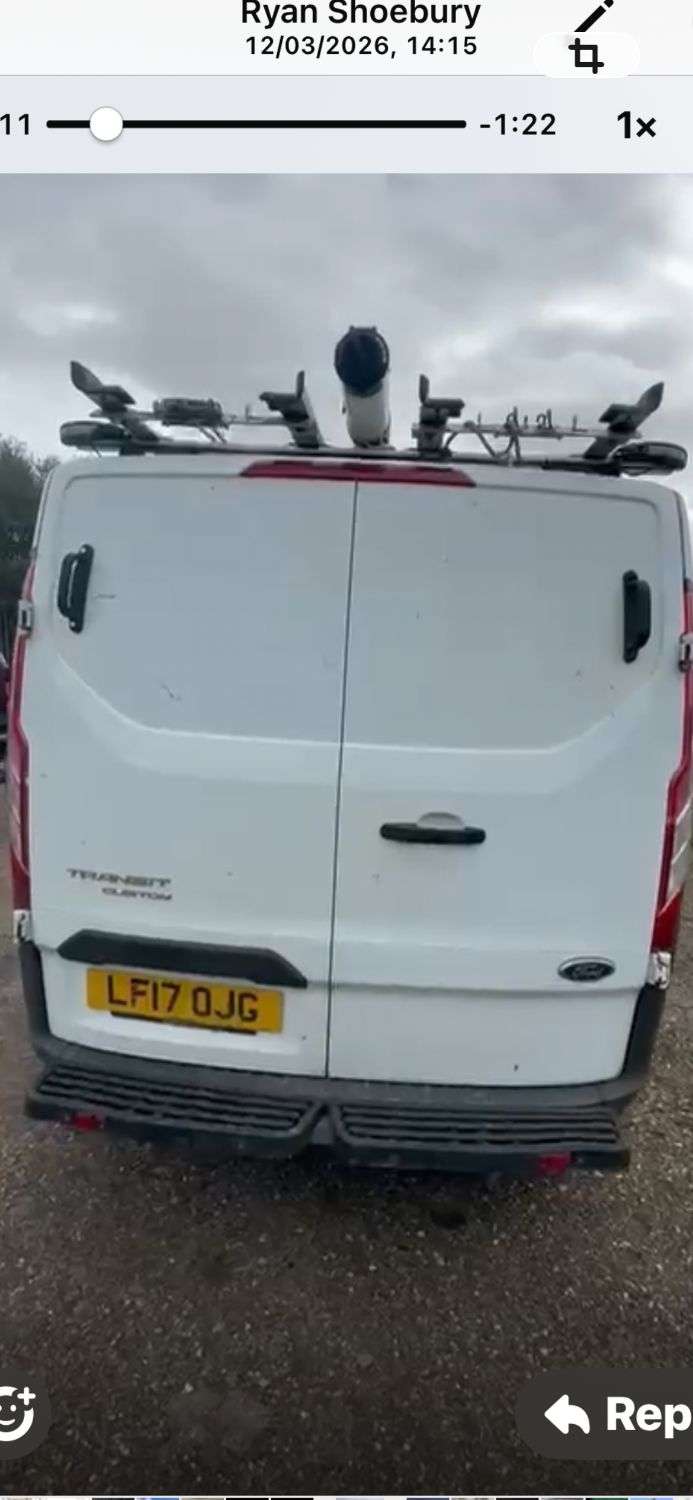 A 2017 FORD TRANSIT CUSTOM NO VAT PART EXCHANGE PRICED TO CLEAR NEEDS SOME BODY WORK DONE 2.0 TDCi 310 A 2017 FORD TRANSIT CUSTOM NO VAT PART EXCHANGE PRICED TO CLEAR NEEDS SOME BODY WORK DONE 2.0 TDCi 310
