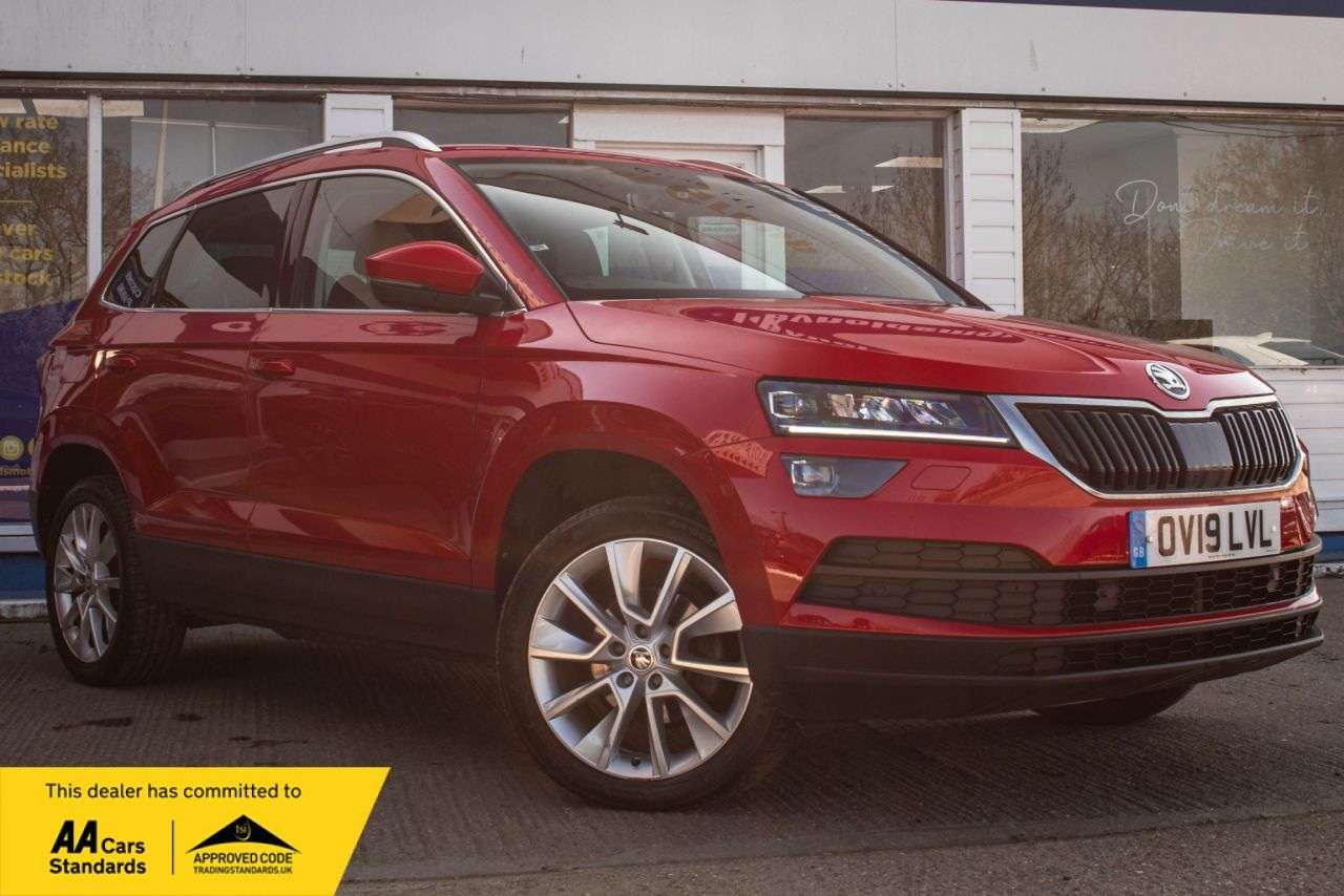 A 2019 SKODA KAROQ 1.5 TSI ACT SE L SUV 5dr Petrol DSG Euro 6 (s/s) (150 ps) NAV / CRUISE / PA A 2019 SKODA KAROQ 1.5 TSI ACT SE L SUV 5dr Petrol DSG Euro 6 (s/s) (150 ps) NAV / CRUISE / PA