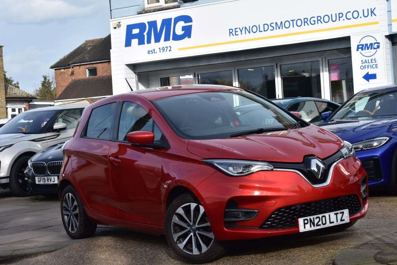 A 2020 RENAULT ZOE R135 52kWh GT Line Hatchback 5dr Electric Auto (i, Rapid Charge) | REVERSE A 2020 RENAULT ZOE R135 52kWh GT Line Hatchback 5dr Electric Auto (i, Rapid Charge) | REVERSE