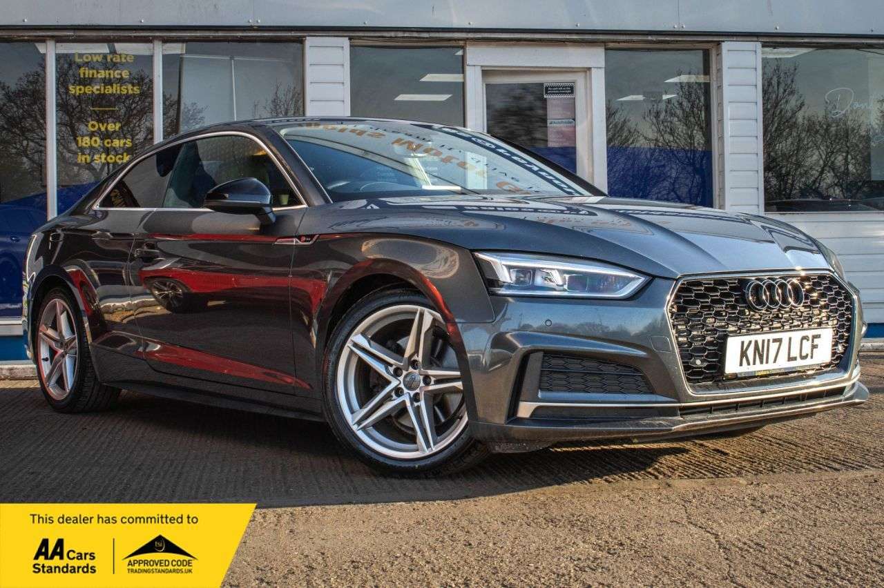 A 2017 AUDI A5 2.0 TFSI S line Coupe 2dr Petrol S Tronic Euro 6 (s/s) (190 ps) NAV / PARKI A 2017 AUDI A5 2.0 TFSI S line Coupe 2dr Petrol S Tronic Euro 6 (s/s) (190 ps) NAV / PARKI