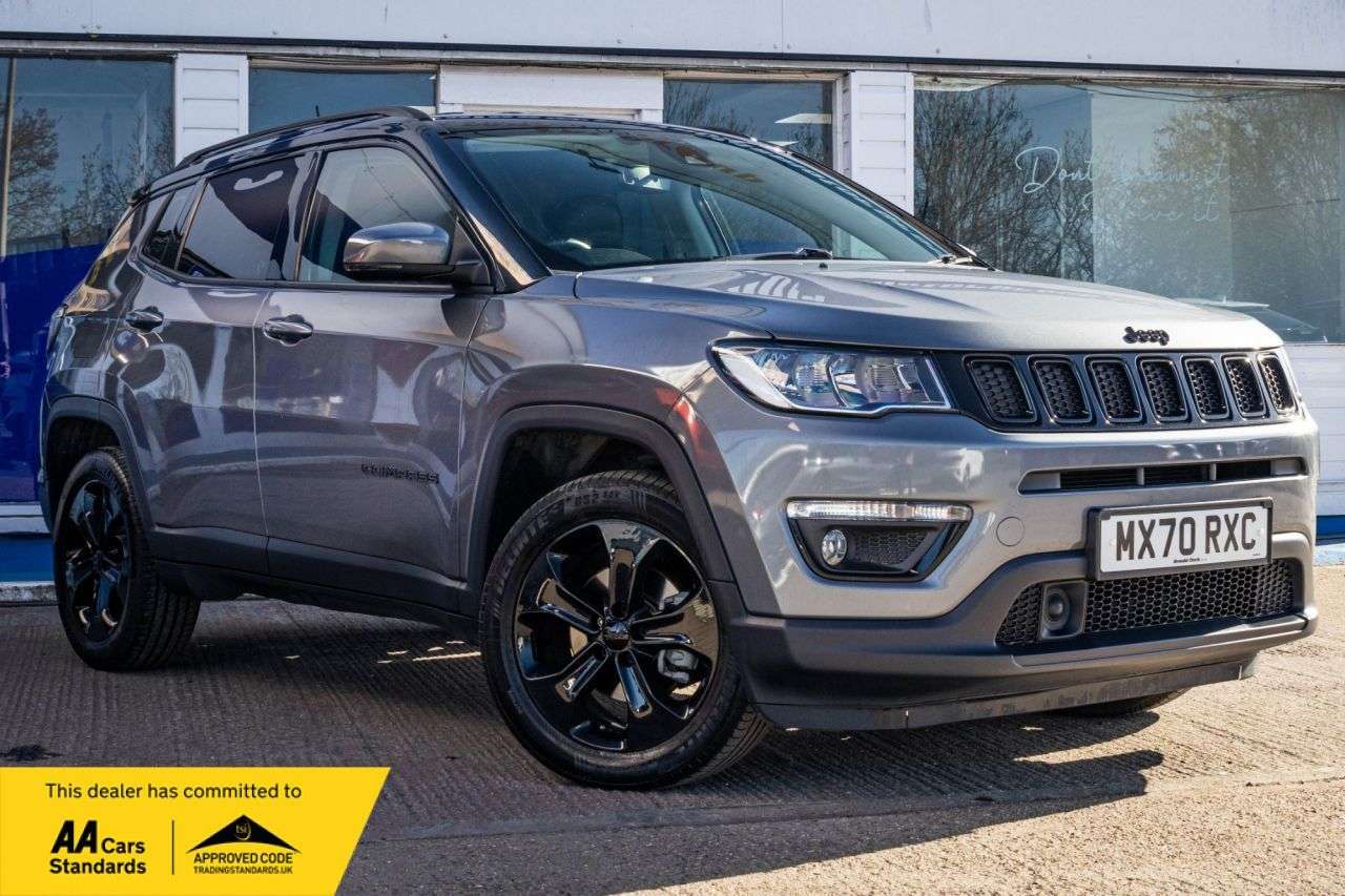 A 2020 JEEP COMPASS 1.4T MultiAirII GPF Night Eagle SUV 5dr Petrol Manual Euro 6 (s/s) (140 ps) A 2020 JEEP COMPASS 1.4T MultiAirII GPF Night Eagle SUV 5dr Petrol Manual Euro 6 (s/s) (140 ps)