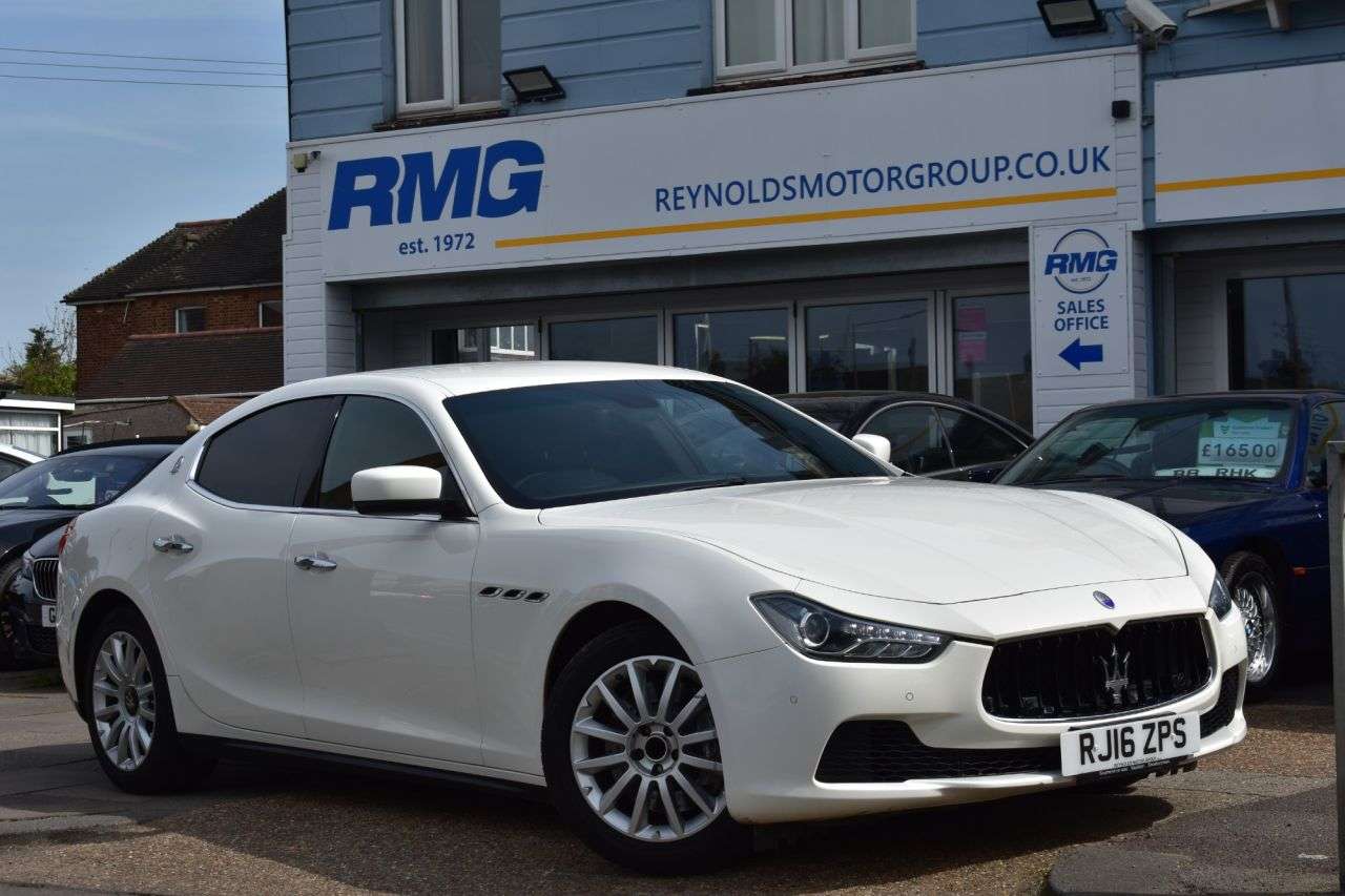 A 2016 MASERATI GHIBLI 3.0D V6 Saloon 4dr Diesel ZF Euro 5 LOW MILES A 2016 MASERATI GHIBLI 3.0D V6 Saloon 4dr Diesel ZF Euro 5 LOW MILES