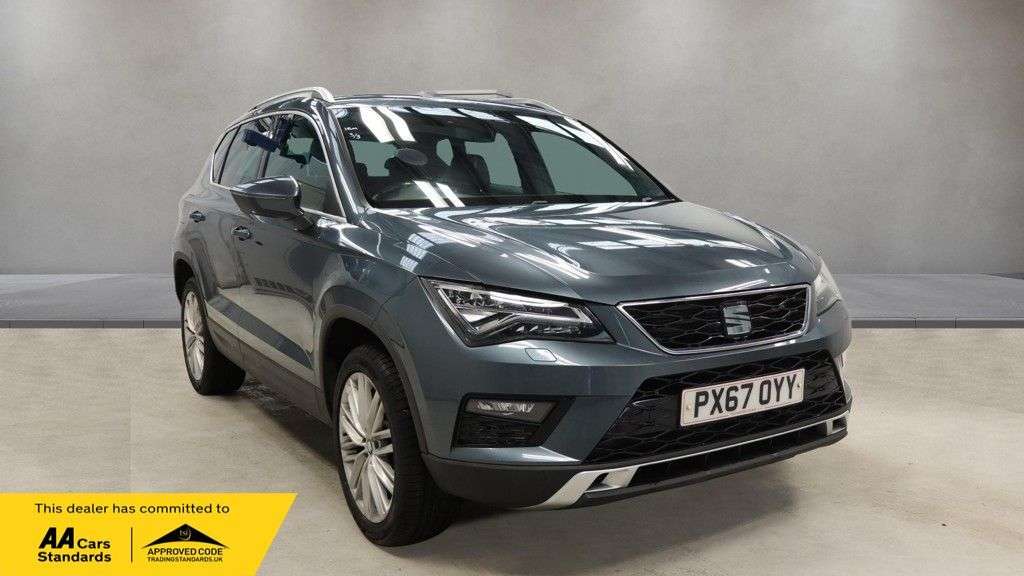 A 2017 SEAT ATECA 1.4 EcoTSI XCELLENCE SUV 5dr Petrol Manual Euro 6 (s/s) (150 ps) A 2017 SEAT ATECA 1.4 EcoTSI XCELLENCE SUV 5dr Petrol Manual Euro 6 (s/s) (150 ps)