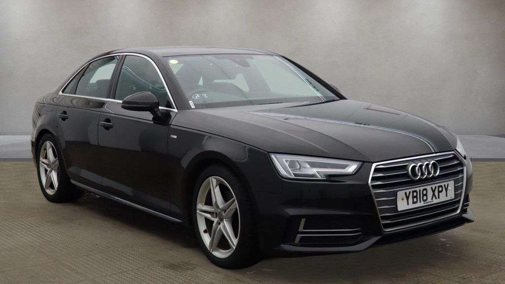 A 2018 AUDI A4 1.4 TFSI S line Saloon 4dr Petrol Manual Euro 6 (s/s) (150 ps) HEATED SEATS A 2018 AUDI A4 1.4 TFSI S line Saloon 4dr Petrol Manual Euro 6 (s/s) (150 ps) HEATED SEATS