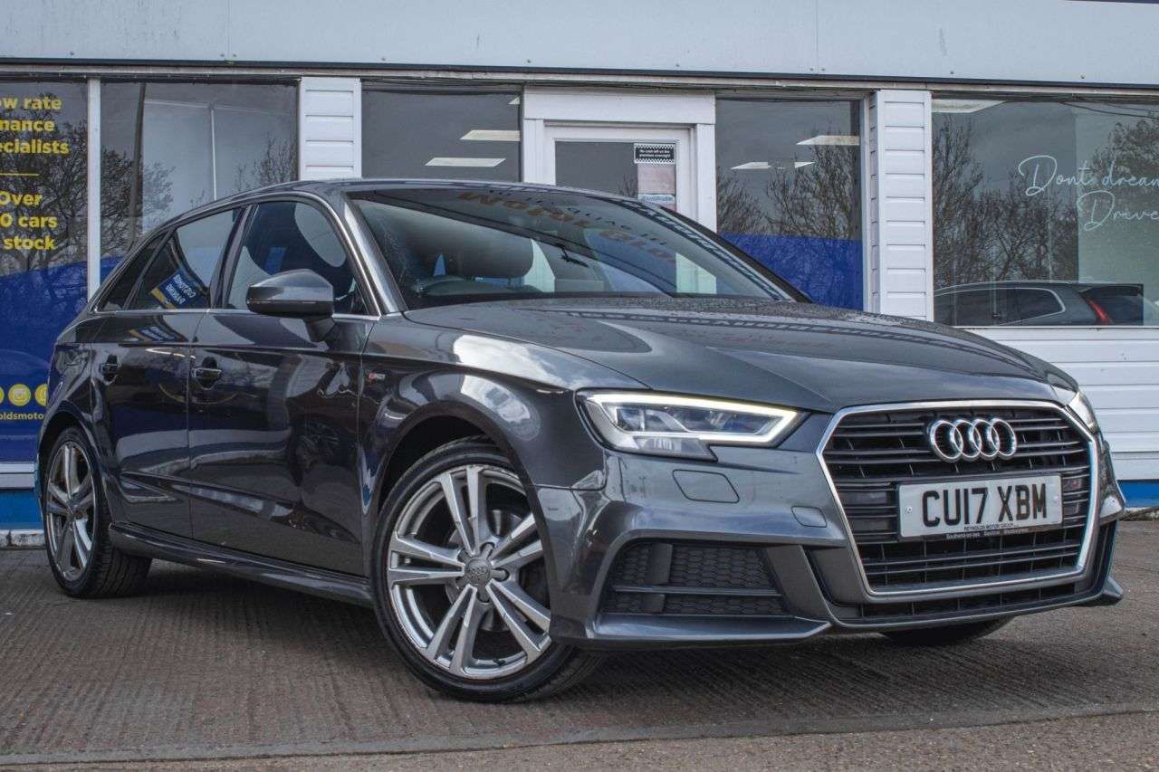 A 2017 AUDI A3 1.4 TFSI CoD S line Sportback 5dr Petrol Manual Euro 6 (s/s) (150 ps) A 2017 AUDI A3 1.4 TFSI CoD S line Sportback 5dr Petrol Manual Euro 6 (s/s) (150 ps)