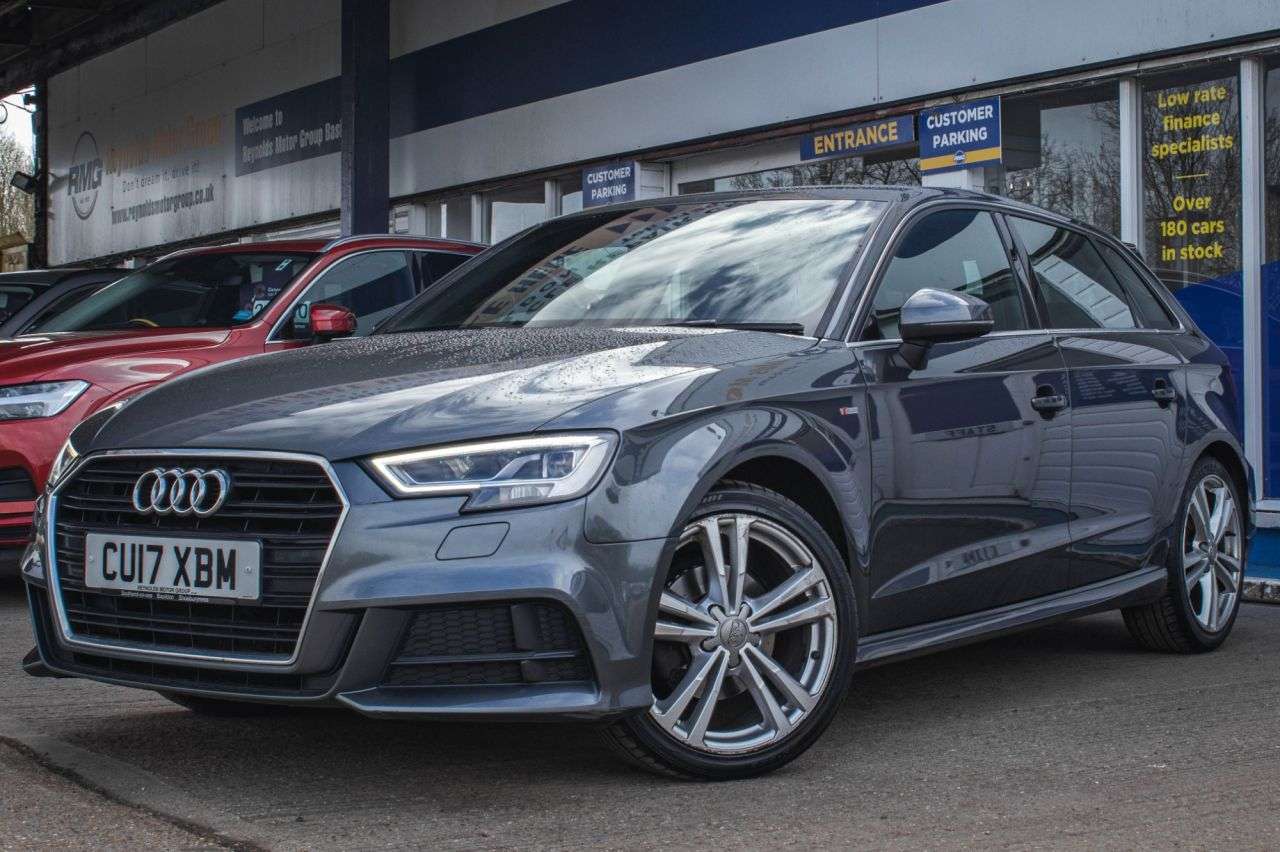A 2017 AUDI A3 1.4 TFSI CoD S line Sportback 5dr Petrol Manual Euro 6 (s/s) (150 ps) A 2017 AUDI A3 1.4 TFSI CoD S line Sportback 5dr Petrol Manual Euro 6 (s/s) (150 ps)
