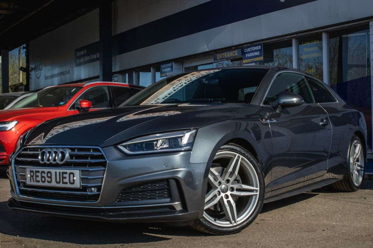 A 2019 AUDI A5 2.0 TFSI 40 S line Coupe 2dr Petrol S Tronic Euro 6 (s/s) (190 ps) A 2019 AUDI A5 2.0 TFSI 40 S line Coupe 2dr Petrol S Tronic Euro 6 (s/s) (190 ps)
