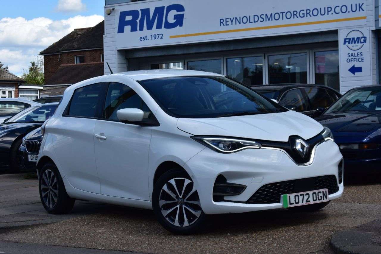 A 2022 RENAULT ZOE R135 EV50 52kWh GT Line + Hatchback 5dr Electric Auto (Rapid Charge) (134 b A 2022 RENAULT ZOE R135 EV50 52kWh GT Line + Hatchback 5dr Electric Auto (Rapid Charge) (134 b