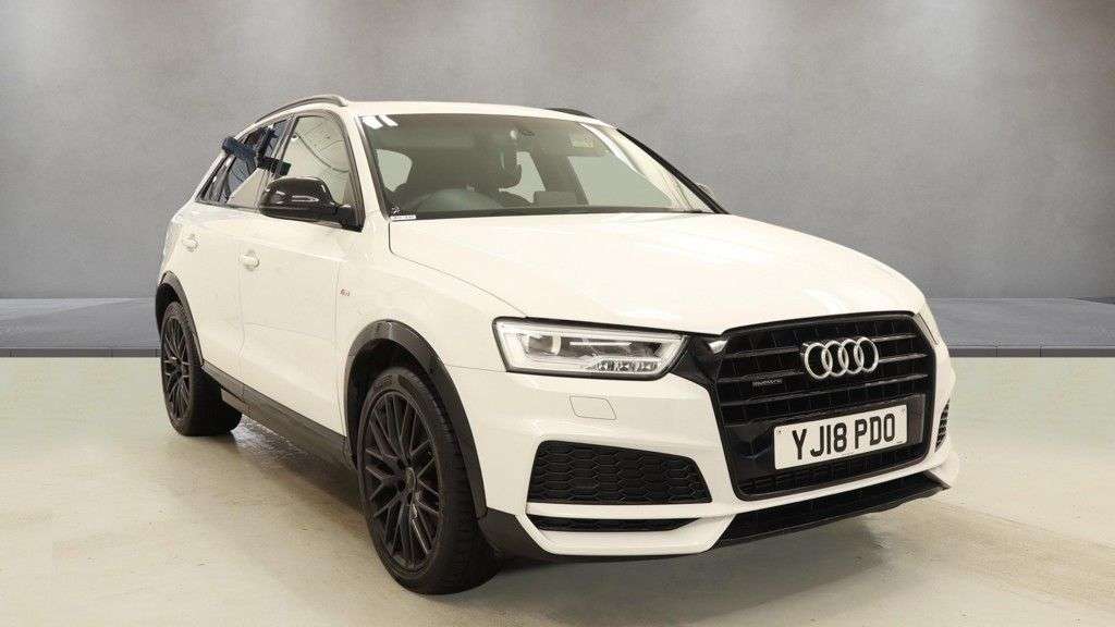 A 2018 AUDI Q3 2.0 TFSI Black Edition SUV 5dr Petrol S Tronic quattro Euro 6 (s/s) (180 ps A 2018 AUDI Q3 2.0 TFSI Black Edition SUV 5dr Petrol S Tronic quattro Euro 6 (s/s) (180 ps
