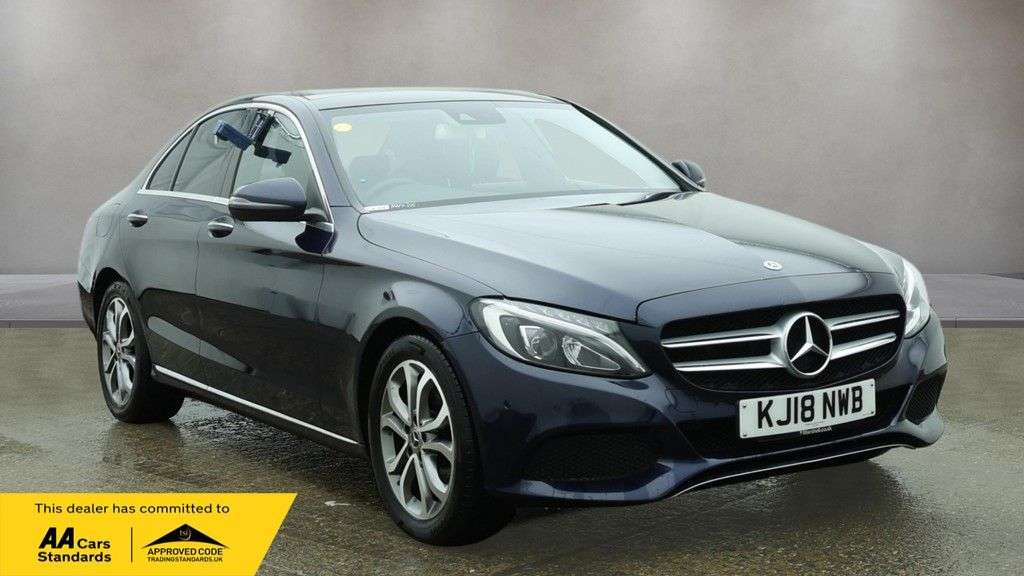 A 2018 MERCEDES-BENZ C-CLASS 2.0 C200 Sport (Premium Plus) Saloon 4dr Petrol G-Tronic+ Euro 6 (s/s) (184 A 2018 MERCEDES-BENZ C-CLASS 2.0 C200 Sport (Premium Plus) Saloon 4dr Petrol G-Tronic+ Euro 6 (s/s) (184