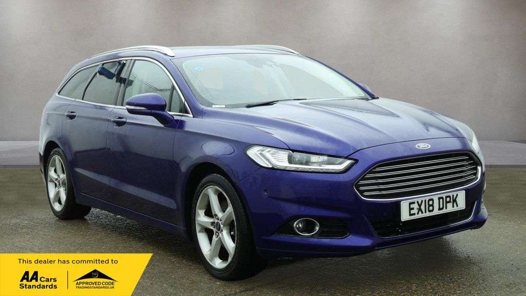 A 2018 FORD MONDEO 2.0 TDCi Titanium Estate 5dr Diesel Powershift Euro 6 (s/s) (180 ps) A 2018 FORD MONDEO 2.0 TDCi Titanium Estate 5dr Diesel Powershift Euro 6 (s/s) (180 ps)