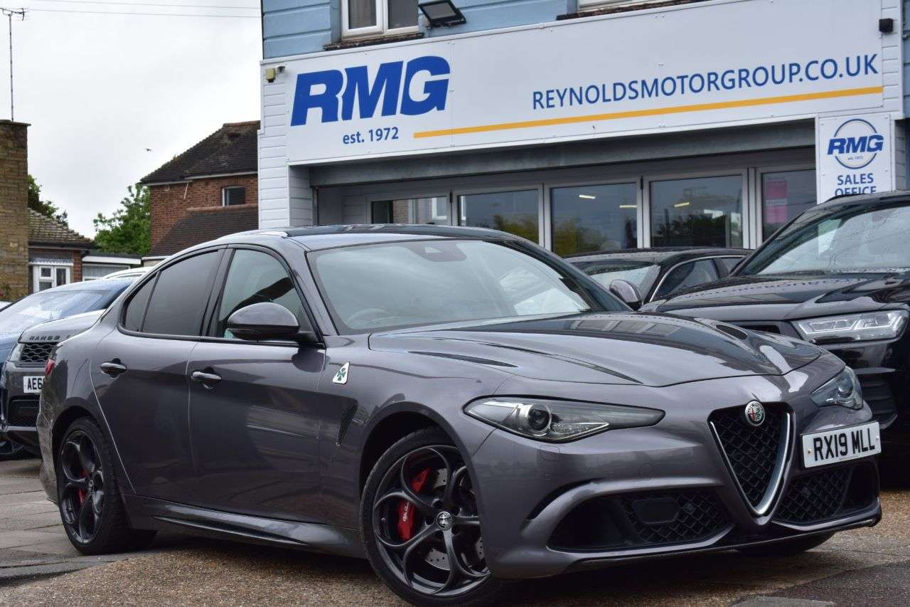 A 2019 ALFA ROMEO GIULIA 2.9 V6 Bi-Turbo Quadrifoglio Saloon 4dr Petrol Auto Euro 6 | HEATED STEERIN A 2019 ALFA ROMEO GIULIA 2.9 V6 Bi-Turbo Quadrifoglio Saloon 4dr Petrol Auto Euro 6 | HEATED STEERIN
