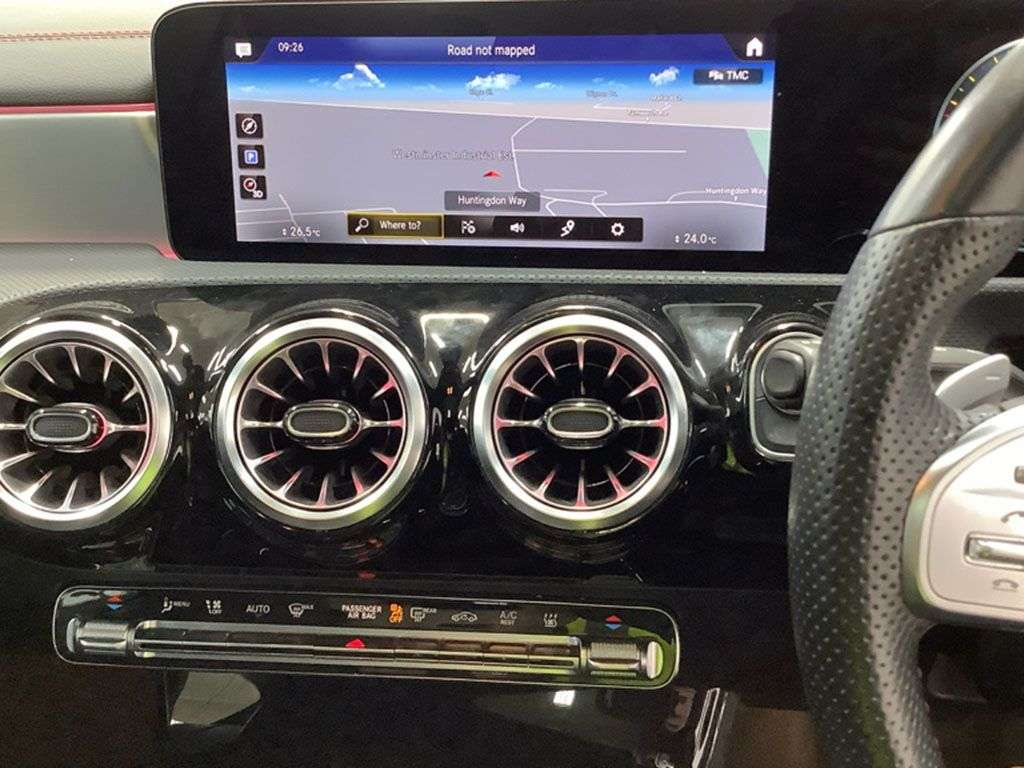 A 2023 MERCEDES-BENZ CLA 1.3 CLA250e 15.6kWh AMG Line Night Edition (Premium Plus) Coupe 4dr Petrol A 2023 MERCEDES-BENZ CLA 1.3 CLA250e 15.6kWh AMG Line Night Edition (Premium Plus) Coupe 4dr Petrol