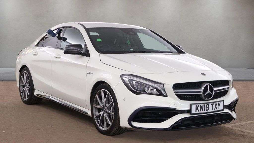 A 2018 MERCEDES-BENZ CLA 2.0 CLA45 AMG Coupe 4dr Petrol SpdS DCT 4MATIC Euro 6 (s/s) (381 ps) HDD NA A 2018 MERCEDES-BENZ CLA 2.0 CLA45 AMG Coupe 4dr Petrol SpdS DCT 4MATIC Euro 6 (s/s) (381 ps) HDD NA