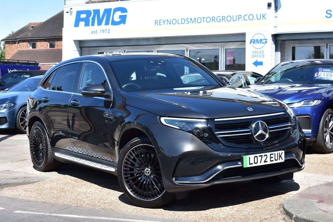 A 2022 MERCEDES-BENZ EQC EQC 400 80kWh AMG Line (Premium Plus) SUV 5dr Electric Auto 4MATIC | 2 KEYS A 2022 MERCEDES-BENZ EQC EQC 400 80kWh AMG Line (Premium Plus) SUV 5dr Electric Auto 4MATIC | 2 KEYS
