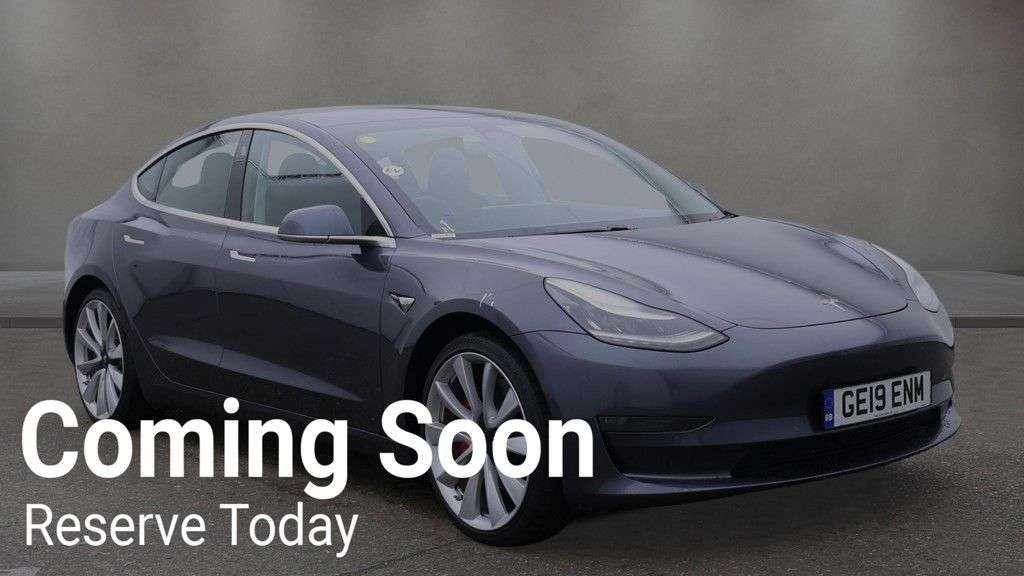 A 2019 TESLA MODEL 3 (Dual Motor) Performance Saloon 4dr Electric Auto 4WDE (Performance Upgrade A 2019 TESLA MODEL 3 (Dual Motor) Performance Saloon 4dr Electric Auto 4WDE (Performance Upgrade