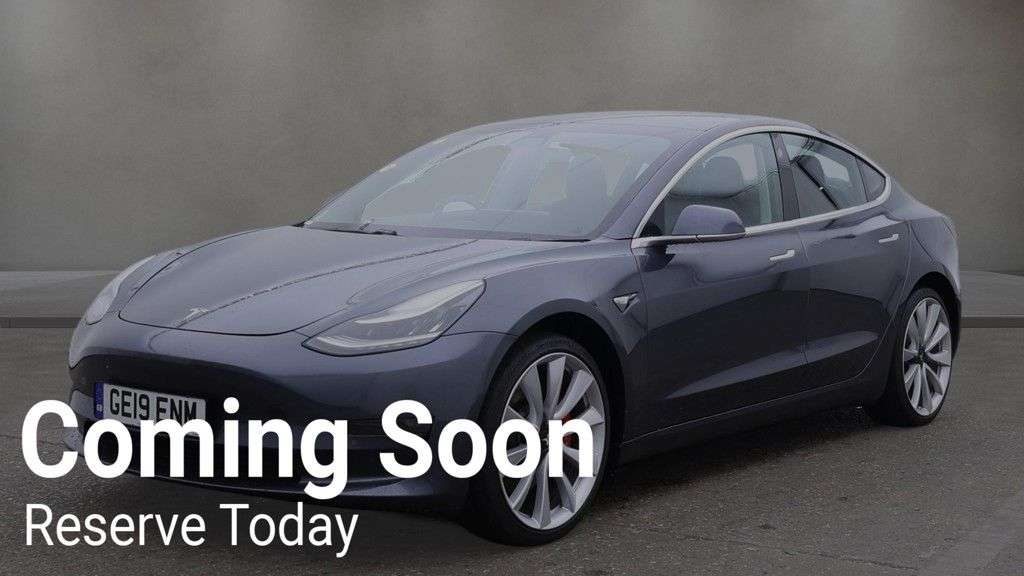 A 2019 TESLA MODEL 3 (Dual Motor) Performance Saloon 4dr Electric Auto 4WDE (Performance Upgrade A 2019 TESLA MODEL 3 (Dual Motor) Performance Saloon 4dr Electric Auto 4WDE (Performance Upgrade