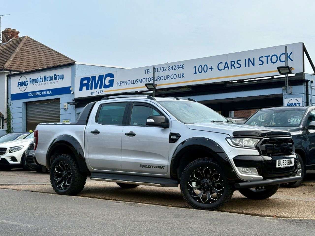 A 2018 FORD RANGER NO VAT NEW BLACK 20inch ALLOYS and NEW ALL TERRAIN TYRES, NUDGE BAR , BONNE A 2018 FORD RANGER NO VAT NEW BLACK 20inch ALLOYS and NEW ALL TERRAIN TYRES, NUDGE BAR , BONNE