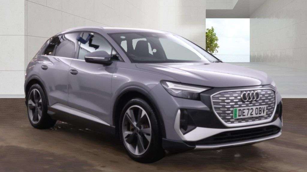 A 2022 AUDI Q4 E-TRON 40 S line SUV 5dr Electric Auto 82kWh | 2 KEYS | HEAT PUMP | TECH PACK | CO A 2022 AUDI Q4 E-TRON 40 S line SUV 5dr Electric Auto 82kWh | 2 KEYS | HEAT PUMP | TECH PACK | CO