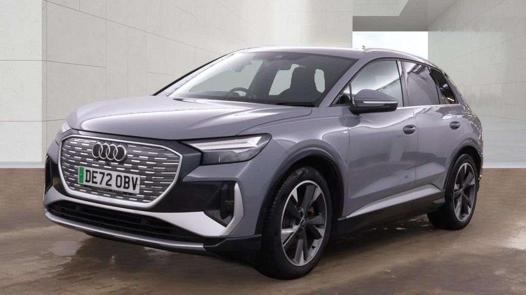 A 2022 AUDI Q4 E-TRON 40 S line SUV 5dr Electric Auto 82kWh | 2 KEYS | HEAT PUMP | TECH PACK | CO A 2022 AUDI Q4 E-TRON 40 S line SUV 5dr Electric Auto 82kWh | 2 KEYS | HEAT PUMP | TECH PACK | CO