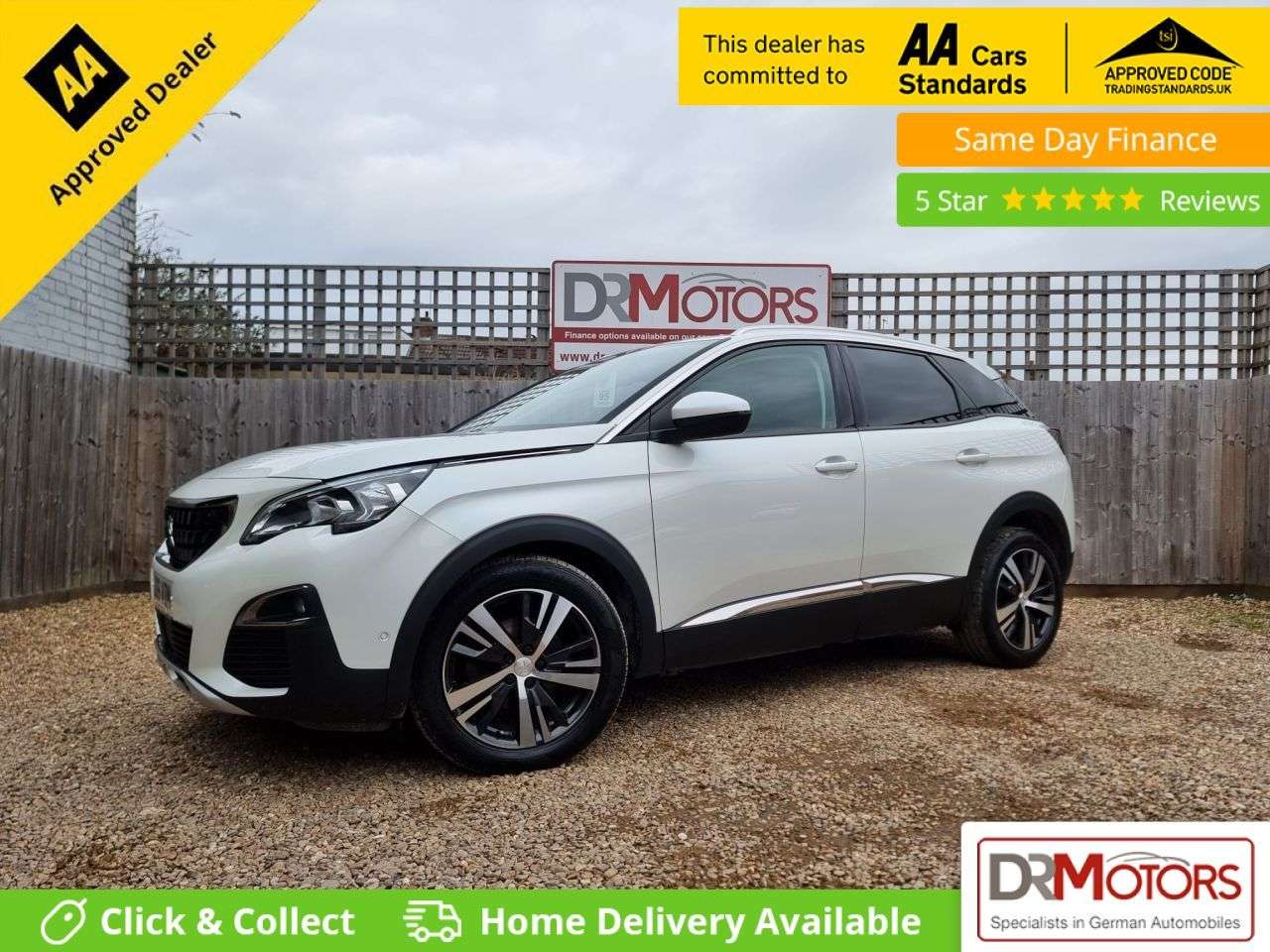 A 2019 PEUGEOT 3008 1.5 BlueHDi Allure SUV 5dr Diesel Manual Euro 6 (s/s) (130 ps) + SAT NAV + A 2019 PEUGEOT 3008 1.5 BlueHDi Allure SUV 5dr Diesel Manual Euro 6 (s/s) (130 ps) + SAT NAV +
