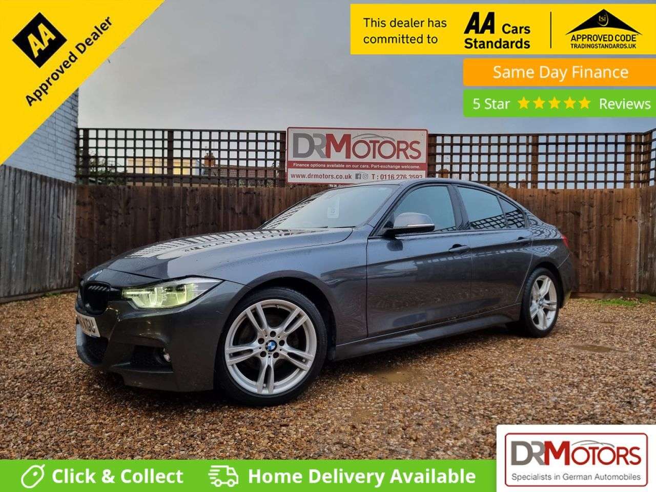 A 2016 BMW 3 SERIES 2.0 320d M Sport Saloon 4dr Diesel Auto Euro 6 (s/s) (190 ps) £35 TAX + SAT A 2016 BMW 3 SERIES 2.0 320d M Sport Saloon 4dr Diesel Auto Euro 6 (s/s) (190 ps) £35 TAX + SAT