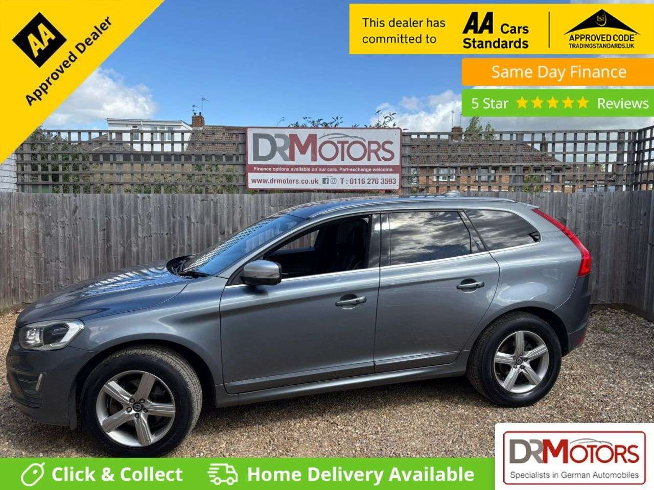 A 2017 VOLVO XC60 2.4 D5 R-Design Lux Nav SUV 5dr Diesel Auto AWD Euro 6 (s/s) (220 ps) SAT N A 2017 VOLVO XC60 2.4 D5 R-Design Lux Nav SUV 5dr Diesel Auto AWD Euro 6 (s/s) (220 ps) SAT N