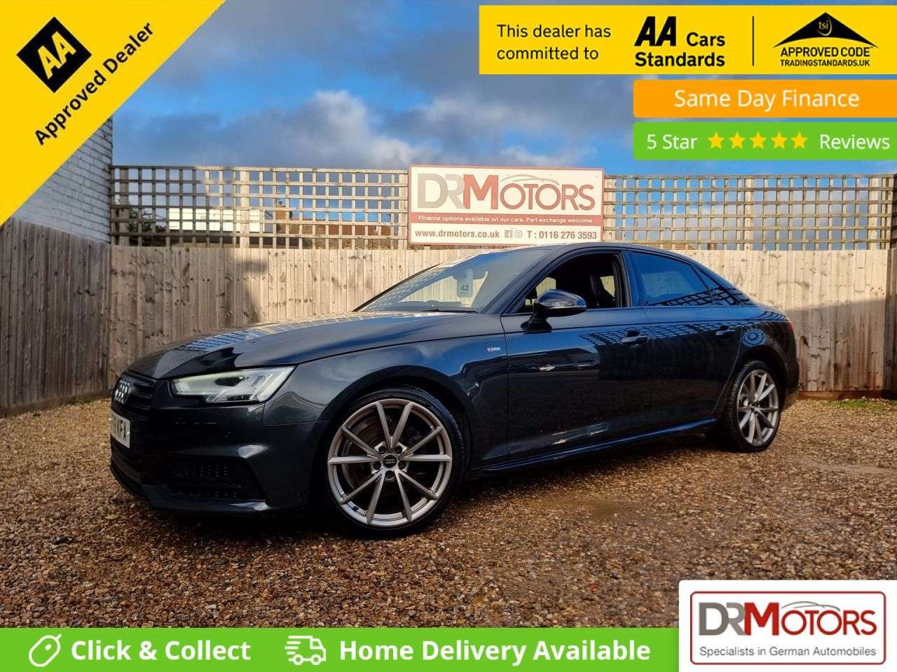 A 2018 AUDI A4 1.4 TFSI Black Edition Saloon 4dr Petrol S Tronic Euro 6 (s/s) (150 ps) SAT A 2018 AUDI A4 1.4 TFSI Black Edition Saloon 4dr Petrol S Tronic Euro 6 (s/s) (150 ps) SAT