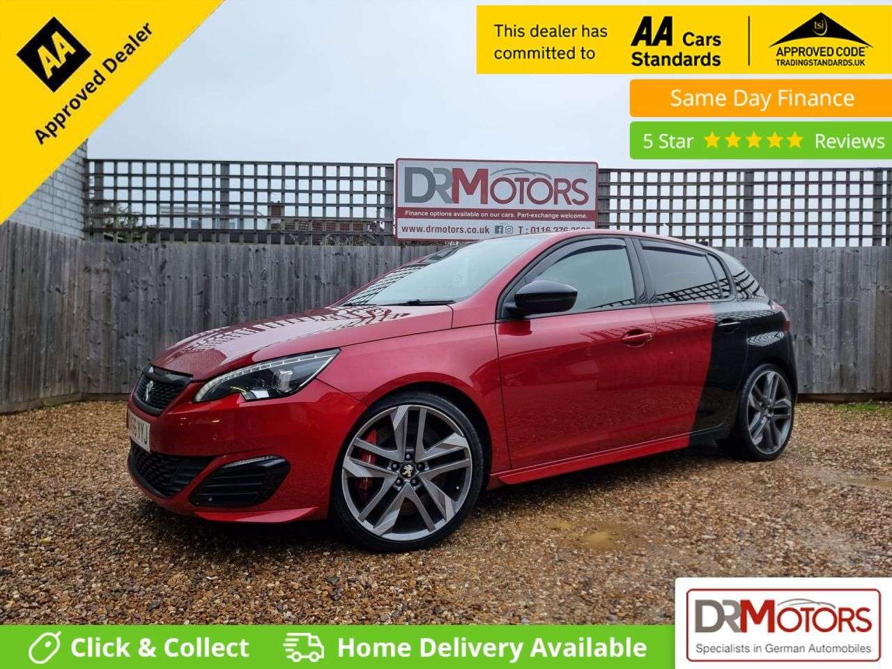 A 2016 PEUGEOT 308 1.6 THP GTi by Peugeot Sport Hatchback 5dr Petrol Manual Euro 6 (s/s) (270 A 2016 PEUGEOT 308 1.6 THP GTi by Peugeot Sport Hatchback 5dr Petrol Manual Euro 6 (s/s) (270