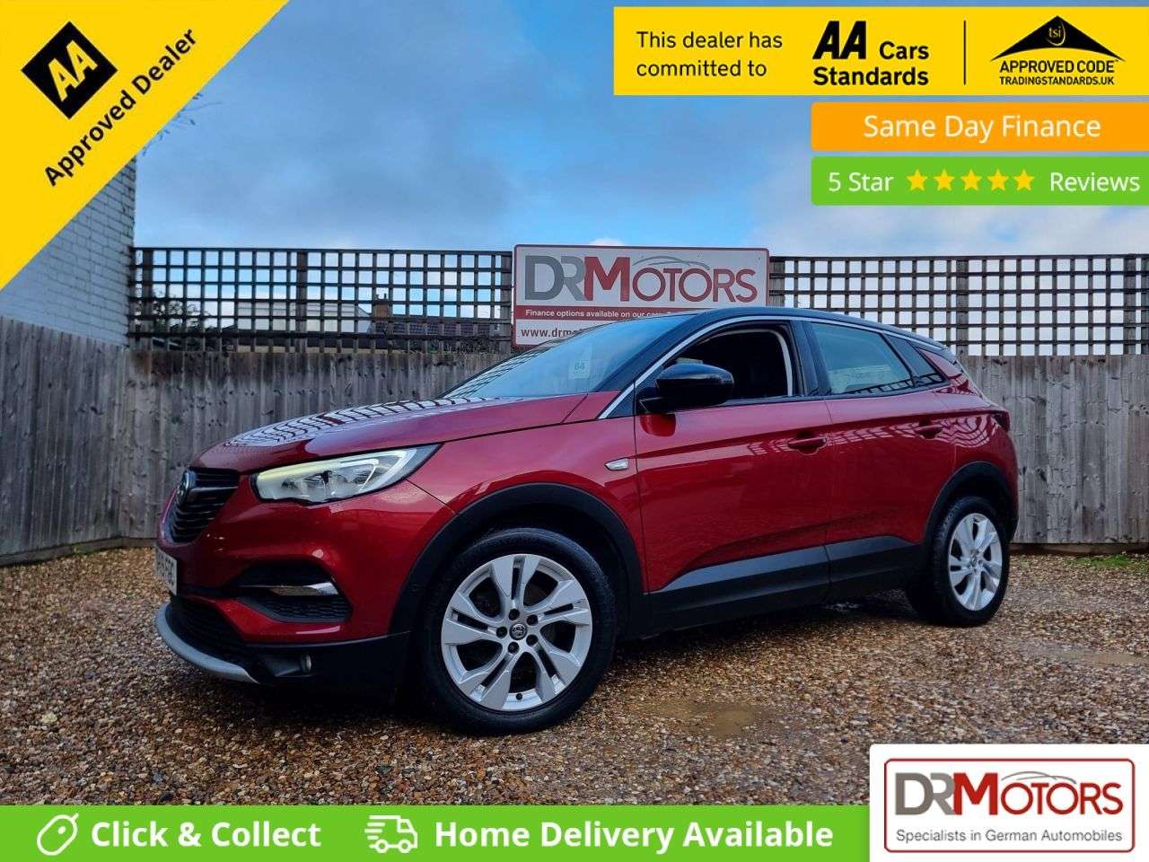 A 2019 VAUXHALL GRANDLAND X 1.2 Turbo GPF Sport Nav SUV 5dr Petrol Manual Euro 6 (s/s) (130 ps) SAT NAV A 2019 VAUXHALL GRANDLAND X 1.2 Turbo GPF Sport Nav SUV 5dr Petrol Manual Euro 6 (s/s) (130 ps) SAT NAV