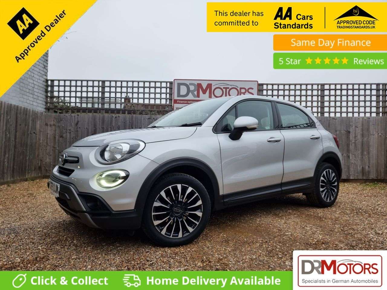 A 2019 FIAT 500X 1.0 FireFly Turbo MultiAir City Cross SUV 5dr Petrol Manual Euro 6 (s/s) (1 A 2019 FIAT 500X 1.0 FireFly Turbo MultiAir City Cross SUV 5dr Petrol Manual Euro 6 (s/s) (1