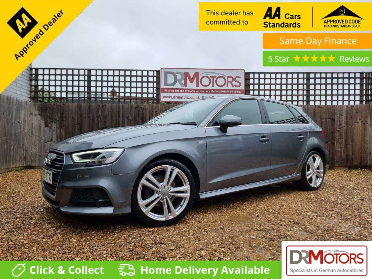A 2018 AUDI A3 1.0 TFSI 30 S line Sportback 5dr Petrol Manual Euro 6 (s/s) (116 ps) SAT NA A 2018 AUDI A3 1.0 TFSI 30 S line Sportback 5dr Petrol Manual Euro 6 (s/s) (116 ps) SAT NA