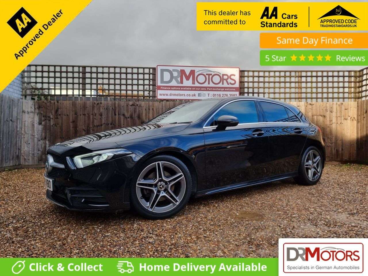 A 2019 MERCEDES-BENZ A-CLASS 1.3 A200 AMG Line Hatchback 5dr Petrol Manual Euro 6 (s/s) (163 ps) + SAT N A 2019 MERCEDES-BENZ A-CLASS 1.3 A200 AMG Line Hatchback 5dr Petrol Manual Euro 6 (s/s) (163 ps) + SAT N