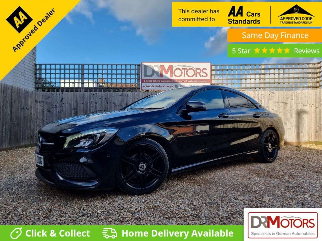 A 2017 MERCEDES-BENZ CLA 2.1 CLA200d AMG Line Coupe 4dr Diesel Manual Euro 6 (s/s) (136 ps) BLUETOOT A 2017 MERCEDES-BENZ CLA 2.1 CLA200d AMG Line Coupe 4dr Diesel Manual Euro 6 (s/s) (136 ps) BLUETOOT