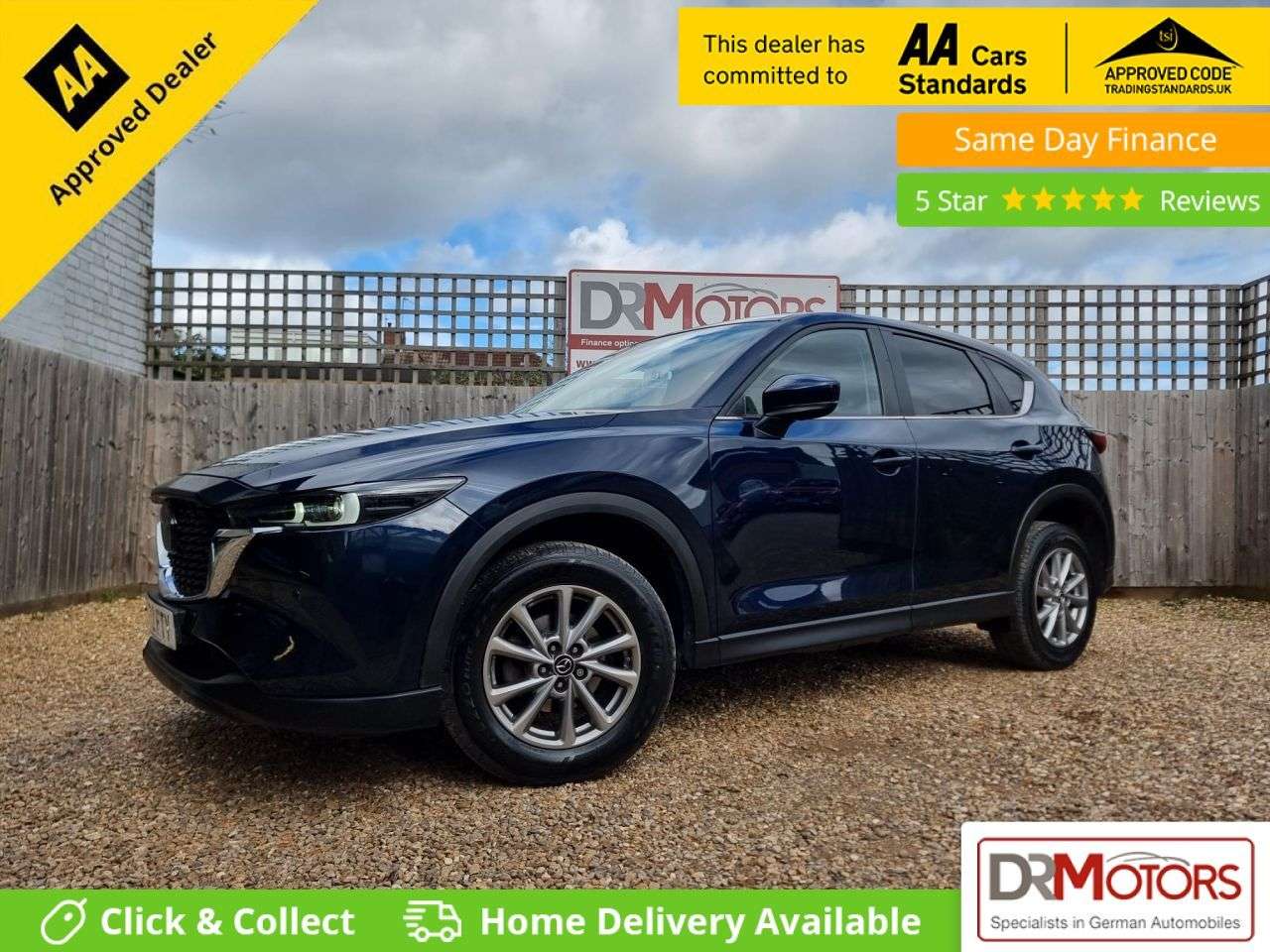 A 2022 MAZDA CX-5 2.0 SKYACTIV-G SE-L SUV 5dr Petrol Auto Euro 6 (s/s) (165 ps) + SAT NAV + S A 2022 MAZDA CX-5 2.0 SKYACTIV-G SE-L SUV 5dr Petrol Auto Euro 6 (s/s) (165 ps) + SAT NAV + S