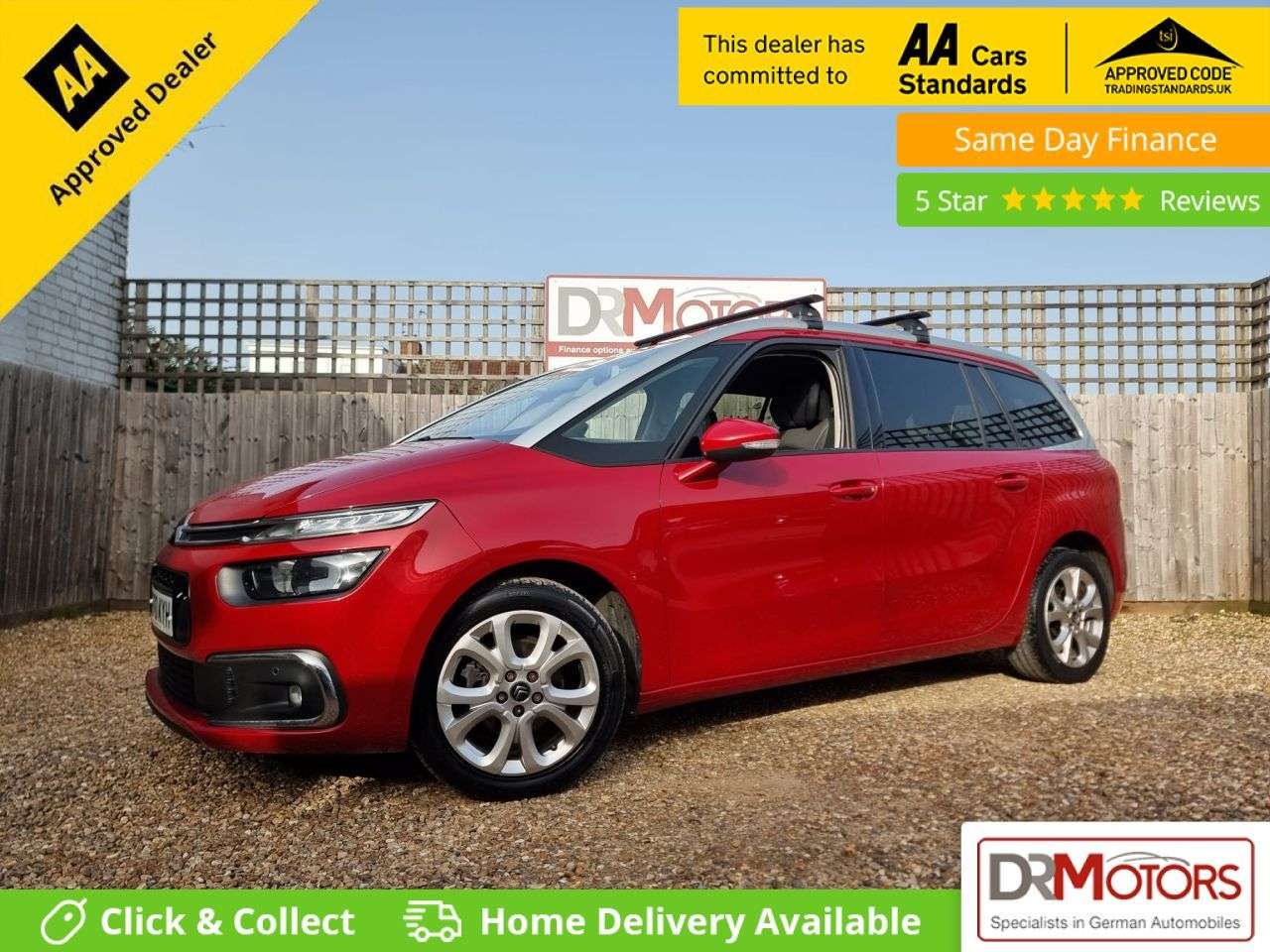 A 2020 CITROEN GRAND C4 SPACETOURER 1.2 PureTech Feel Plus MPV 5dr Petrol Manual Euro 6 (s/s) (130 ps) SAT NAV A 2020 CITROEN GRAND C4 SPACETOURER 1.2 PureTech Feel Plus MPV 5dr Petrol Manual Euro 6 (s/s) (130 ps) SAT NAV