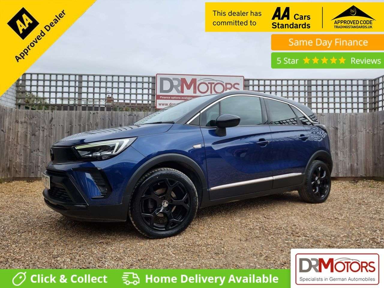 A 2022 VAUXHALL CROSSLAND 1.5 Turbo D Ultimate SUV 5dr Diesel Manual Euro 6 (s/s) (110 ps) + SAT NAV A 2022 VAUXHALL CROSSLAND 1.5 Turbo D Ultimate SUV 5dr Diesel Manual Euro 6 (s/s) (110 ps) + SAT NAV