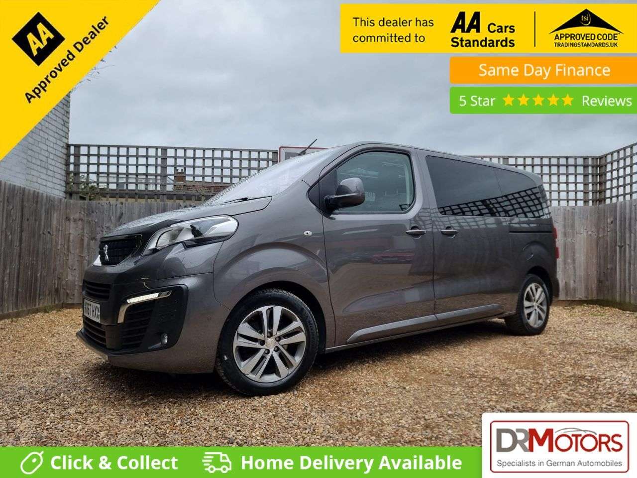 A 2017 PEUGEOT TRAVELLER 2.0 BlueHDi Allure Standard MPV 5dr Diesel EAT6 MWB Euro 6 (s/s) (180 ps) 8 A 2017 PEUGEOT TRAVELLER 2.0 BlueHDi Allure Standard MPV 5dr Diesel EAT6 MWB Euro 6 (s/s) (180 ps) 8