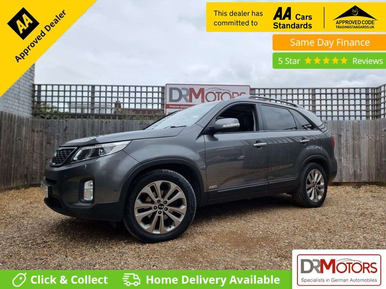 A 2015 KIA SORENTO 2.2 CRDi KX-4 SUV 5dr Diesel Auto AWD Euro 5 (194 bhp) SAT NAV + R/CAMERA + A 2015 KIA SORENTO 2.2 CRDi KX-4 SUV 5dr Diesel Auto AWD Euro 5 (194 bhp) SAT NAV + R/CAMERA +