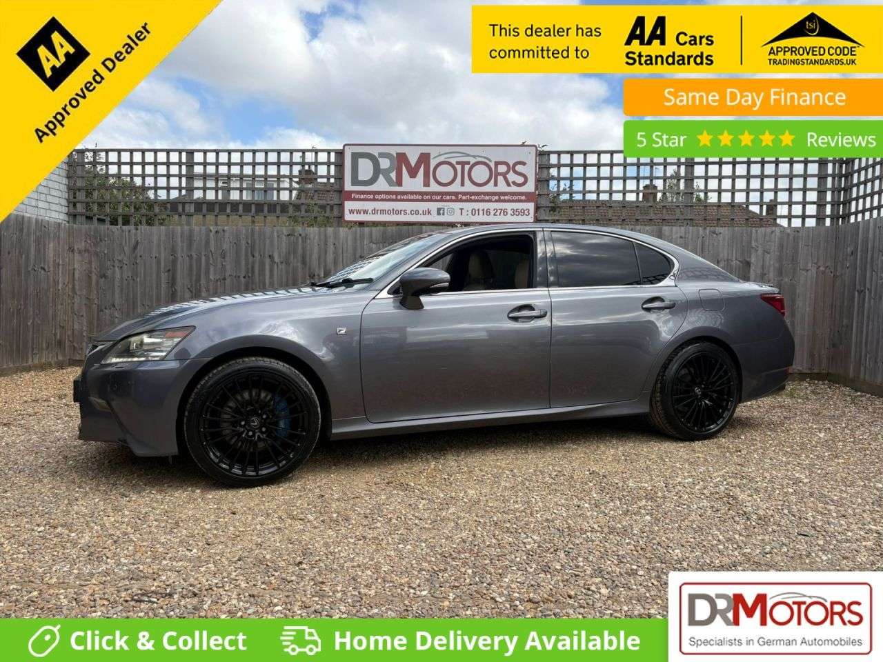 A 2013 LEXUS GS 2.5 250 V6 F Sport Saloon 4dr Petrol Auto Euro 5 (208 ps) SAT NAV + R/CAMER A 2013 LEXUS GS 2.5 250 V6 F Sport Saloon 4dr Petrol Auto Euro 5 (208 ps) SAT NAV + R/CAMER