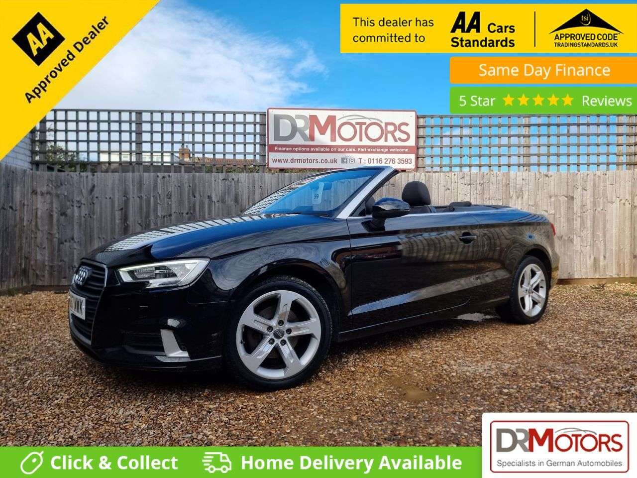 A 2017 AUDI A3 CABRIOLET 1.5 TFSI CoD Sport Convertible 2dr Petrol Manual Euro 6 (s/s) (150 ps) SAT A 2017 AUDI A3 CABRIOLET 1.5 TFSI CoD Sport Convertible 2dr Petrol Manual Euro 6 (s/s) (150 ps) SAT