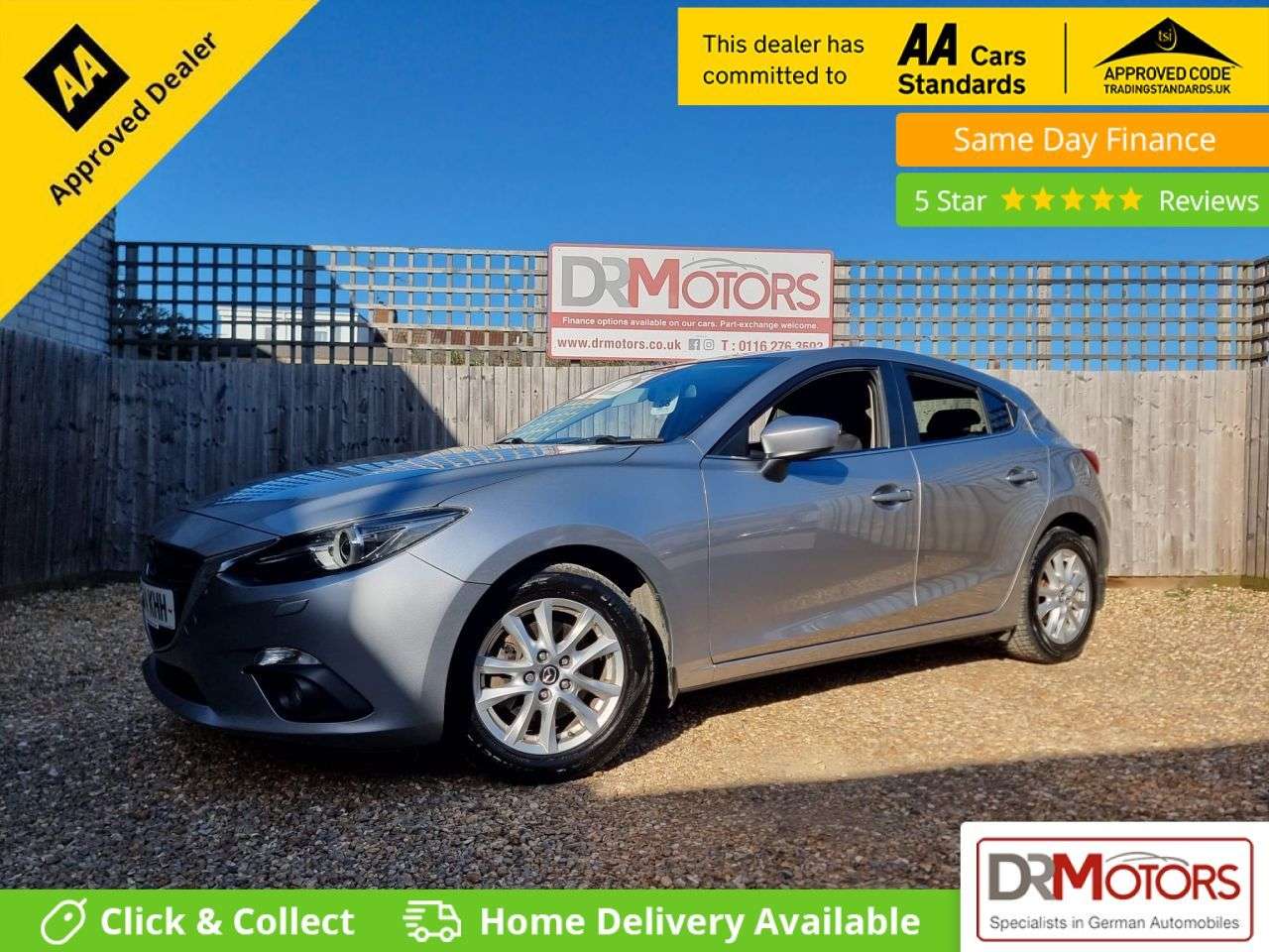 A 2014 MAZDA MAZDA3 2.0 SKYACTIV-G SE-L Hatchback 5dr Petrol Manual Euro 5 (s/s) (120 ps) + BLU A 2014 MAZDA MAZDA3 2.0 SKYACTIV-G SE-L Hatchback 5dr Petrol Manual Euro 5 (s/s) (120 ps) + BLU