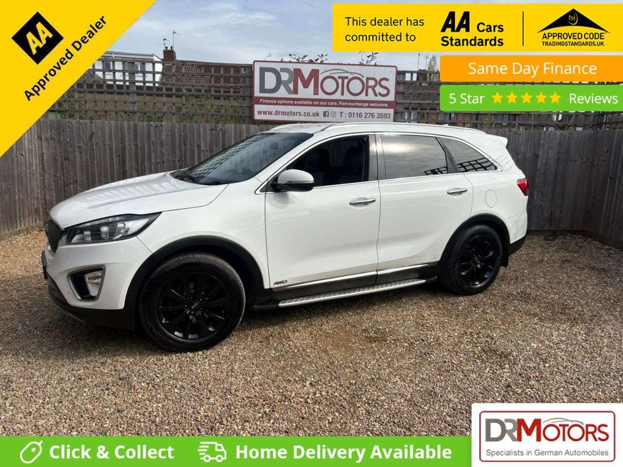 A 2015 KIA SORENTO 2.2 CRDi KX-2 SUV 5dr Diesel Manual AWD Euro 6 (s/s) (197 bhp) 7 SEATER + S A 2015 KIA SORENTO 2.2 CRDi KX-2 SUV 5dr Diesel Manual AWD Euro 6 (s/s) (197 bhp) 7 SEATER + S