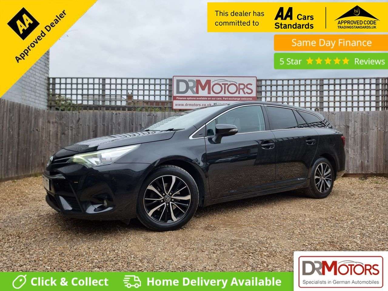A 2017 TOYOTA AVENSIS 1.8 V-Matic Business Edition Plus Touring Sports 5dr Petrol CVT Euro 6 (147 A 2017 TOYOTA AVENSIS 1.8 V-Matic Business Edition Plus Touring Sports 5dr Petrol CVT Euro 6 (147