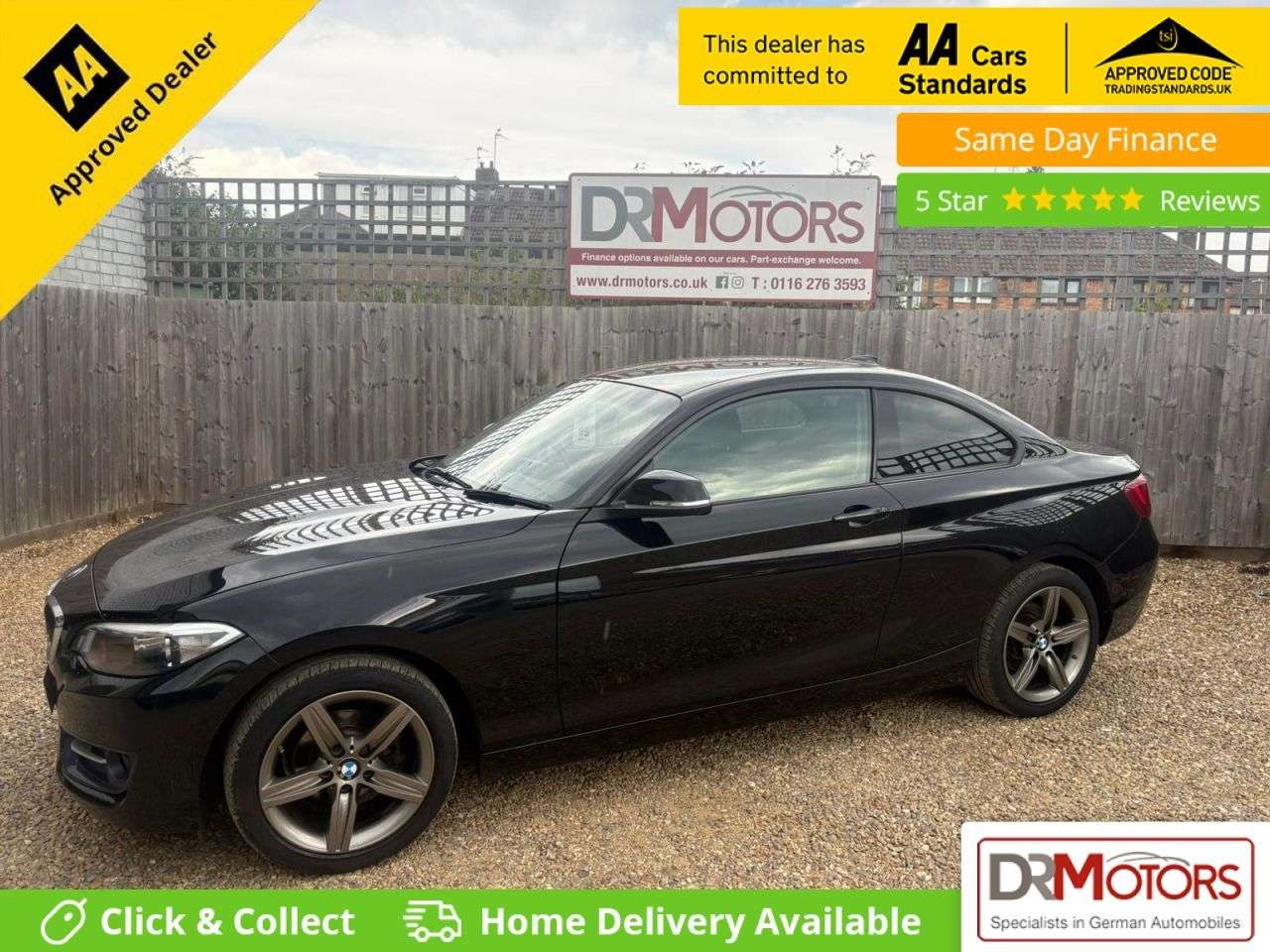 A 2016 BMW 2 SERIES 2.0 218d Sport Coupe 2dr Diesel Manual Euro 6 (s/s) (150 ps) BLUETOOTH + SE A 2016 BMW 2 SERIES 2.0 218d Sport Coupe 2dr Diesel Manual Euro 6 (s/s) (150 ps) BLUETOOTH + SE