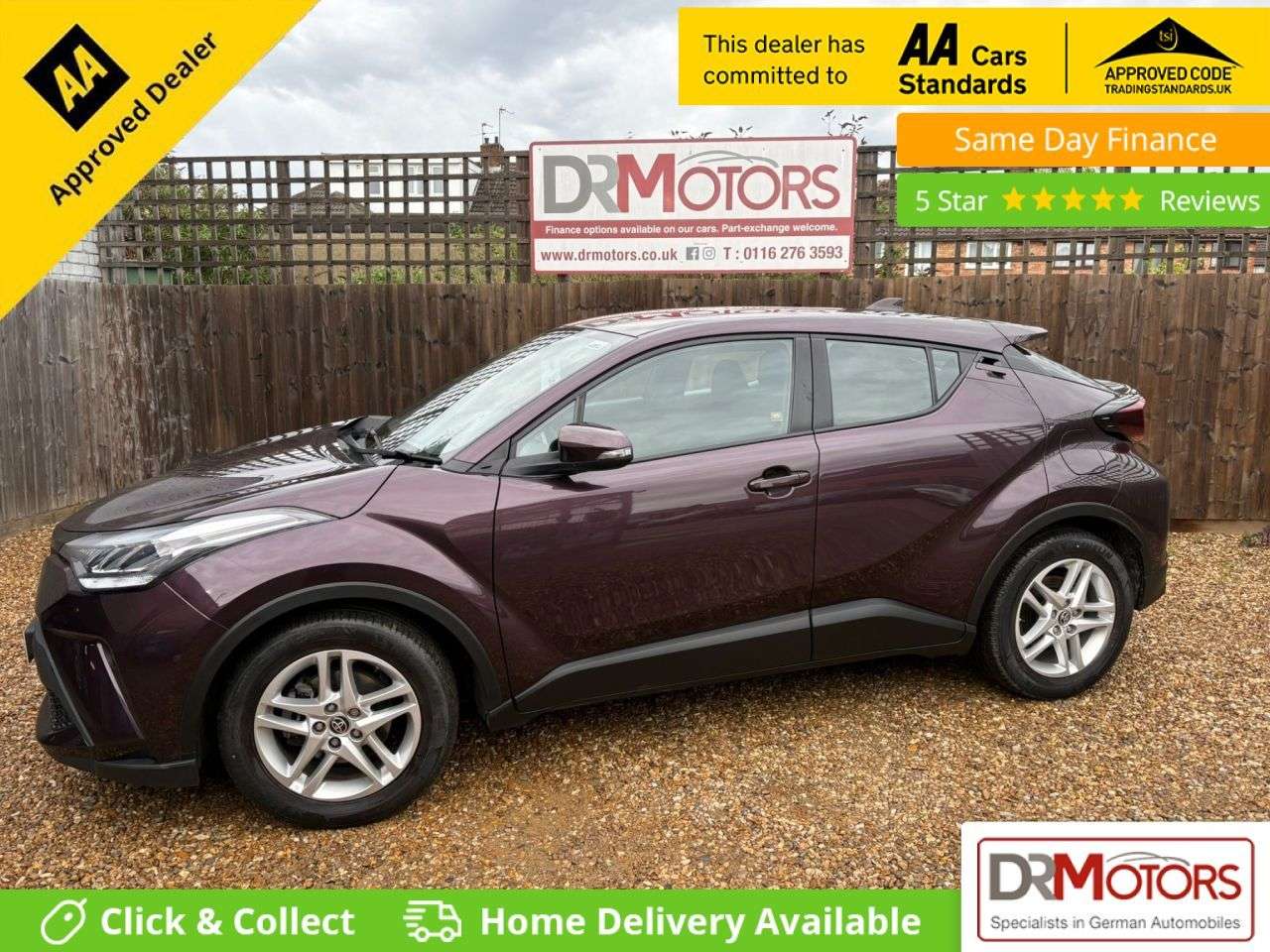 A 2023 TOYOTA C-HR 1.8 VVT-h GPF Icon SUV 5dr Petrol Hybrid CVT Euro 6 (s/s) (122 ps) R/CAMERA A 2023 TOYOTA C-HR 1.8 VVT-h GPF Icon SUV 5dr Petrol Hybrid CVT Euro 6 (s/s) (122 ps) R/CAMERA