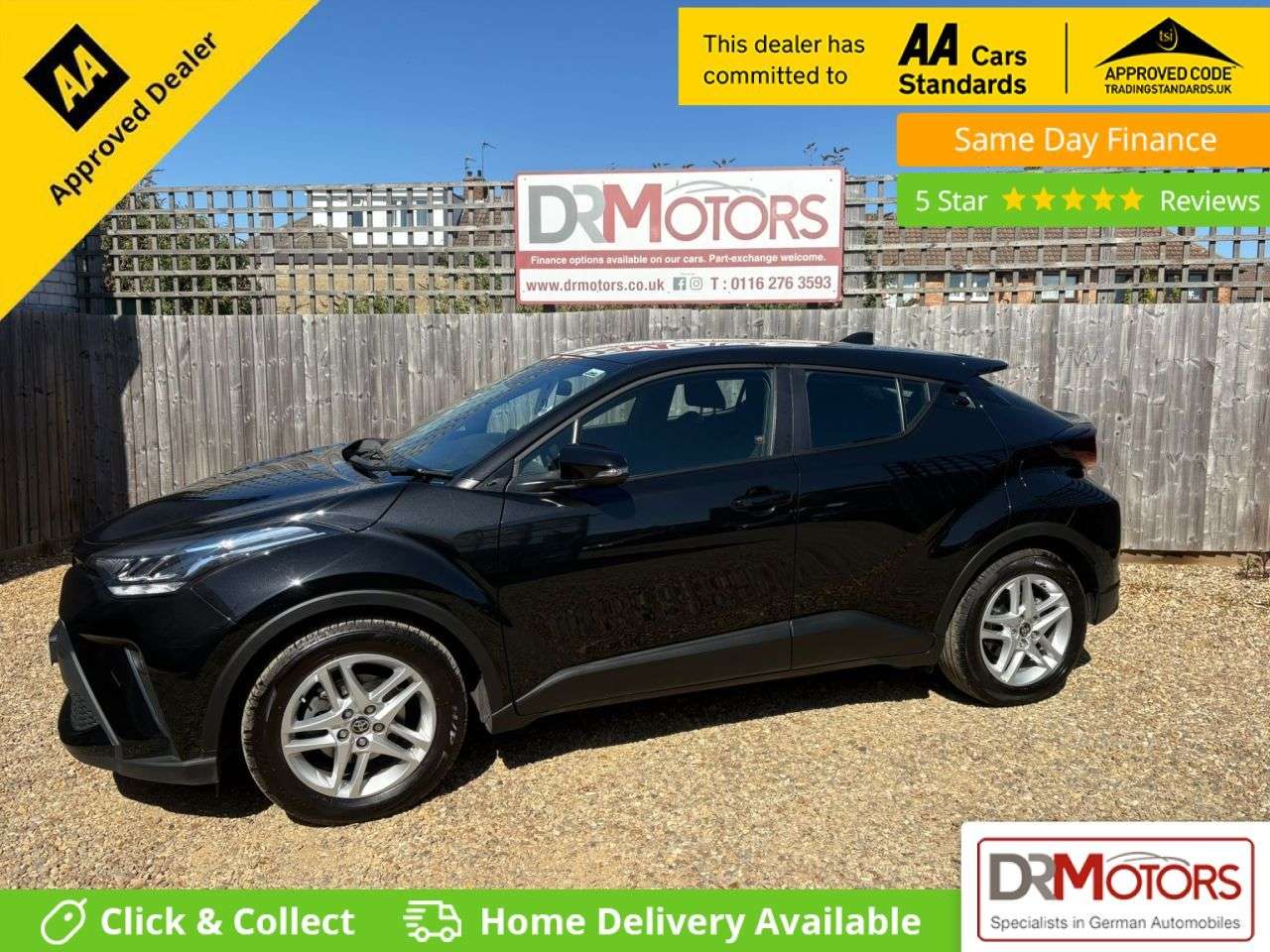 A 2023 TOYOTA C-HR 1.8 VVT-h GPF Icon SUV 5dr Petrol Hybrid CVT Euro 6 (s/s) (122 ps) + 1 OWNE A 2023 TOYOTA C-HR 1.8 VVT-h GPF Icon SUV 5dr Petrol Hybrid CVT Euro 6 (s/s) (122 ps) + 1 OWNE