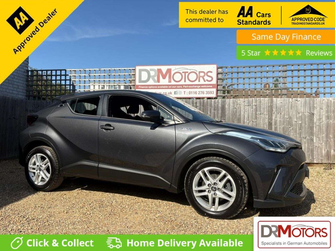 A 2021 TOYOTA C-HR 1.8 VVT-h GPF Icon SUV 5dr Petrol Hybrid CVT Euro 6 (s/s) (122 ps) + 1 OWNE A 2021 TOYOTA C-HR 1.8 VVT-h GPF Icon SUV 5dr Petrol Hybrid CVT Euro 6 (s/s) (122 ps) + 1 OWNE