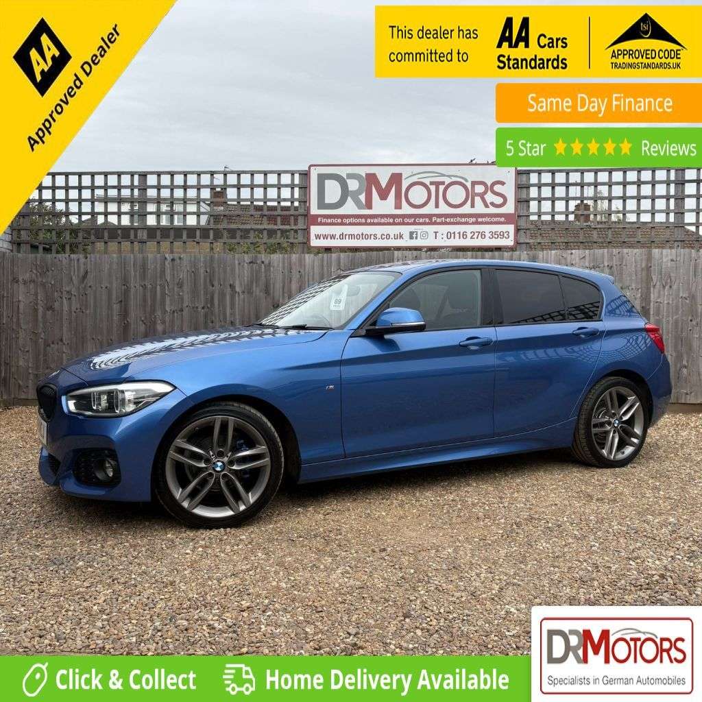 A 2018 BMW 1 SERIES 1.5 116d M Sport Hatchback 5dr Diesel Auto Euro 6 (s/s) (116 ps) SAT NAV+ H A 2018 BMW 1 SERIES 1.5 116d M Sport Hatchback 5dr Diesel Auto Euro 6 (s/s) (116 ps) SAT NAV+ H