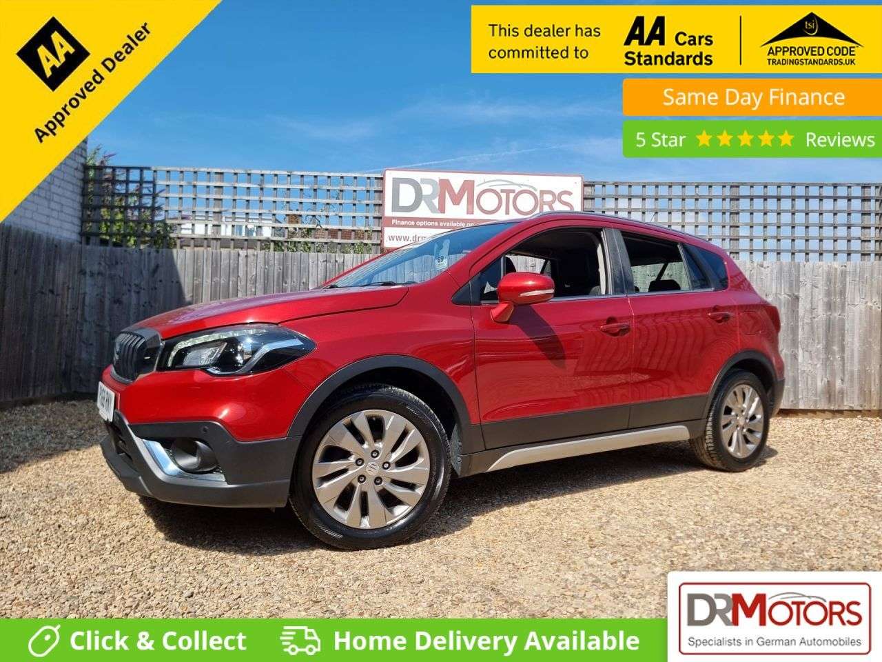 A 2018 SUZUKI SX4 S-CROSS 1.0 Boosterjet SZ-T SUV 5dr Petrol Manual Euro 6 (111 ps) R/CAMERA + BLUETO A 2018 SUZUKI SX4 S-CROSS 1.0 Boosterjet SZ-T SUV 5dr Petrol Manual Euro 6 (111 ps) R/CAMERA + BLUETO